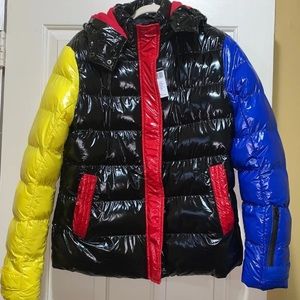 Colorblock Puffer Jacket